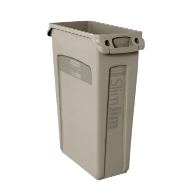 SLIM JIM VENTED WASTE CONTAINER 16 GL BG 4/CS